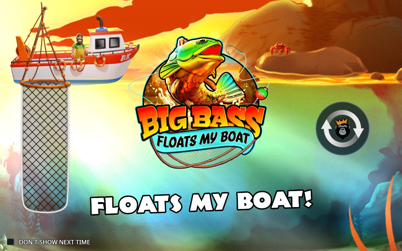 Big Bass Floats my Boat game lobby / feature intro