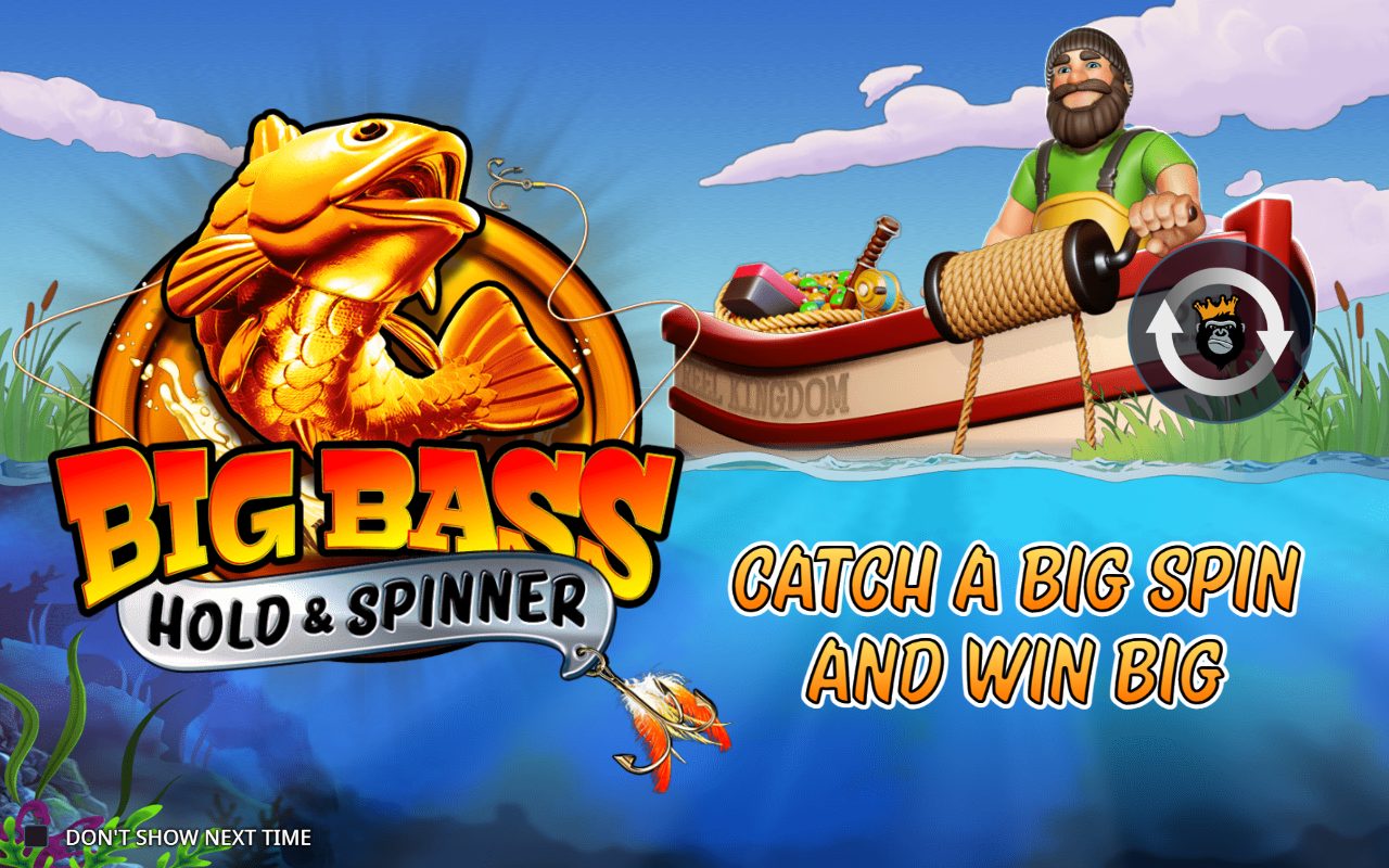 Big Bass Hold & Spinner game lobby / feature intro