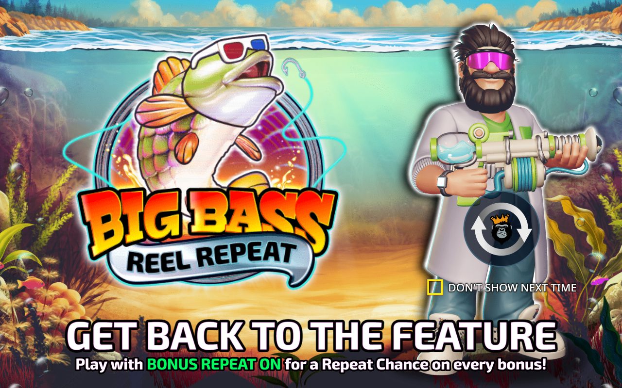 Big Bass Reel Repeat game lobby / feature intro
