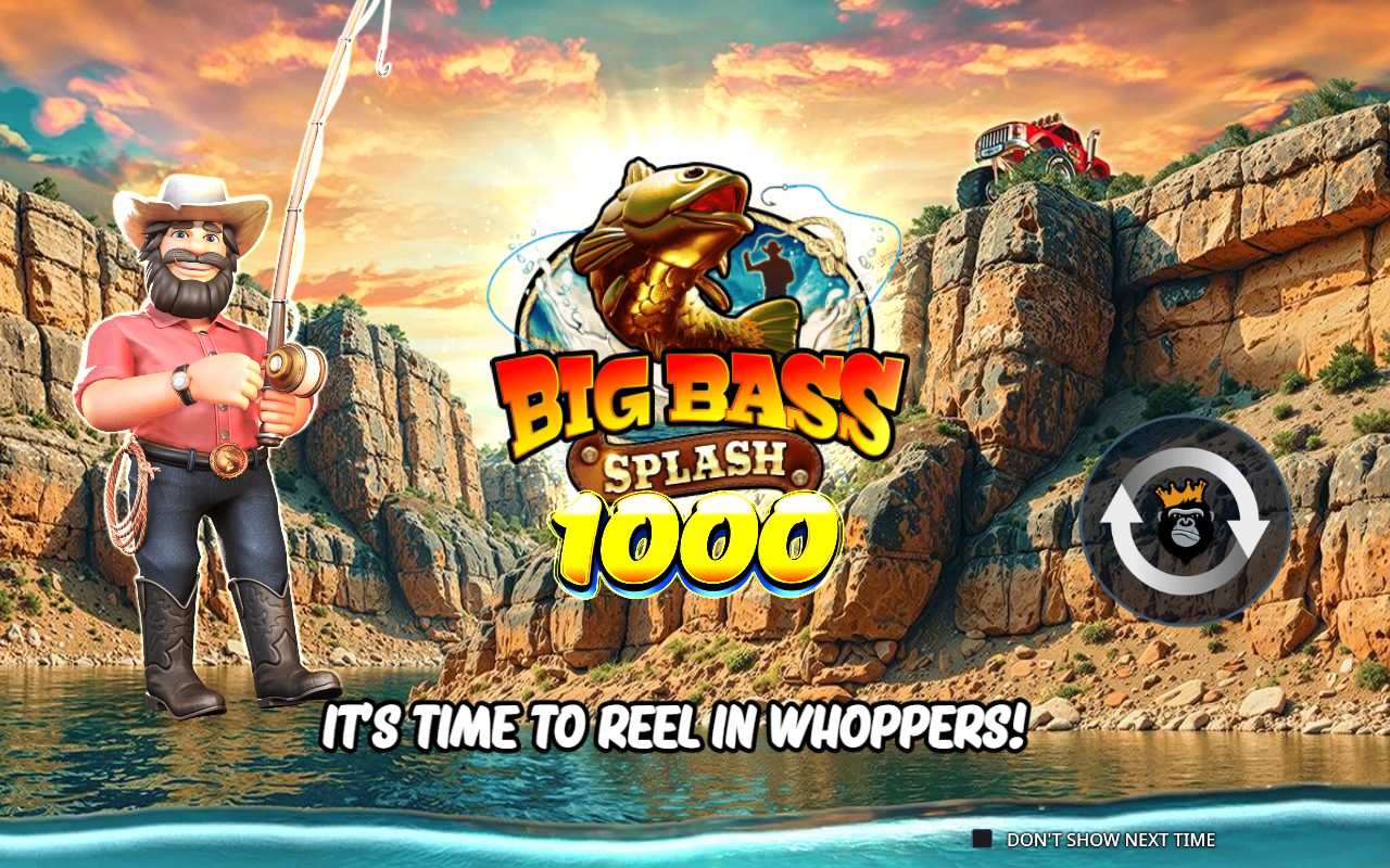 Big Bass Splash 1000 game lobby / feature intro