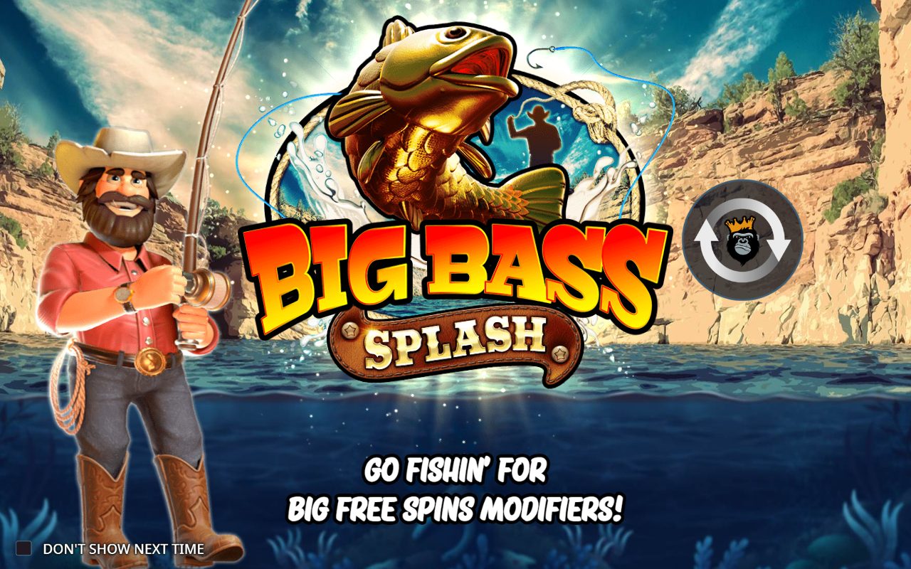 Big Bass Splash game lobby / feature intro