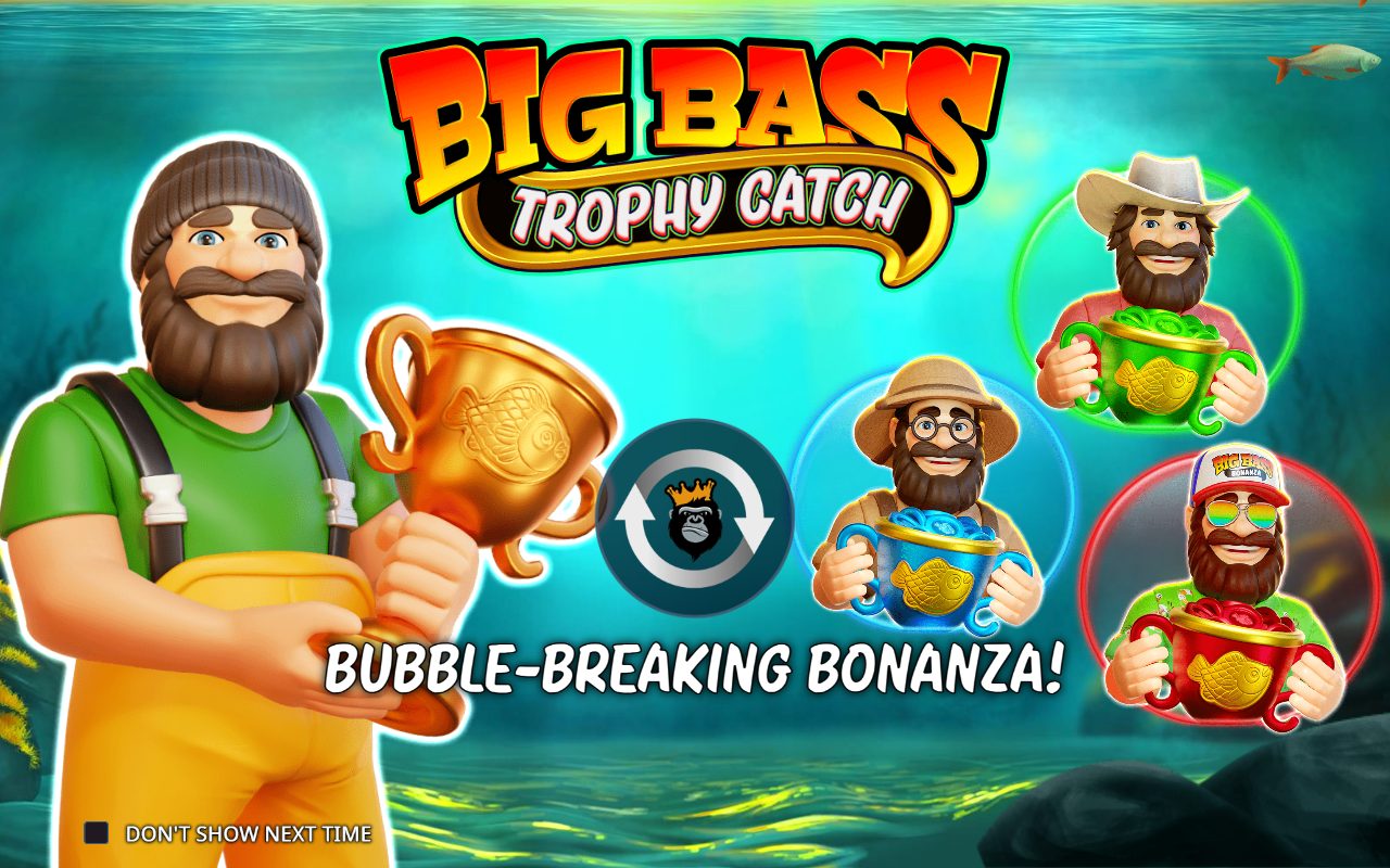 Big Bass Trophy Catch game lobby / feature intro