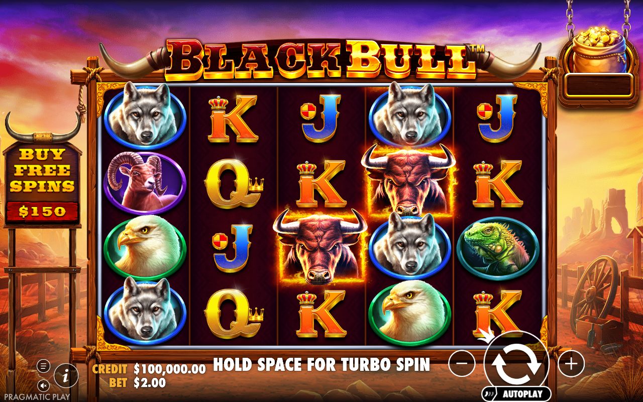 Black Bull game lobby / feature intro