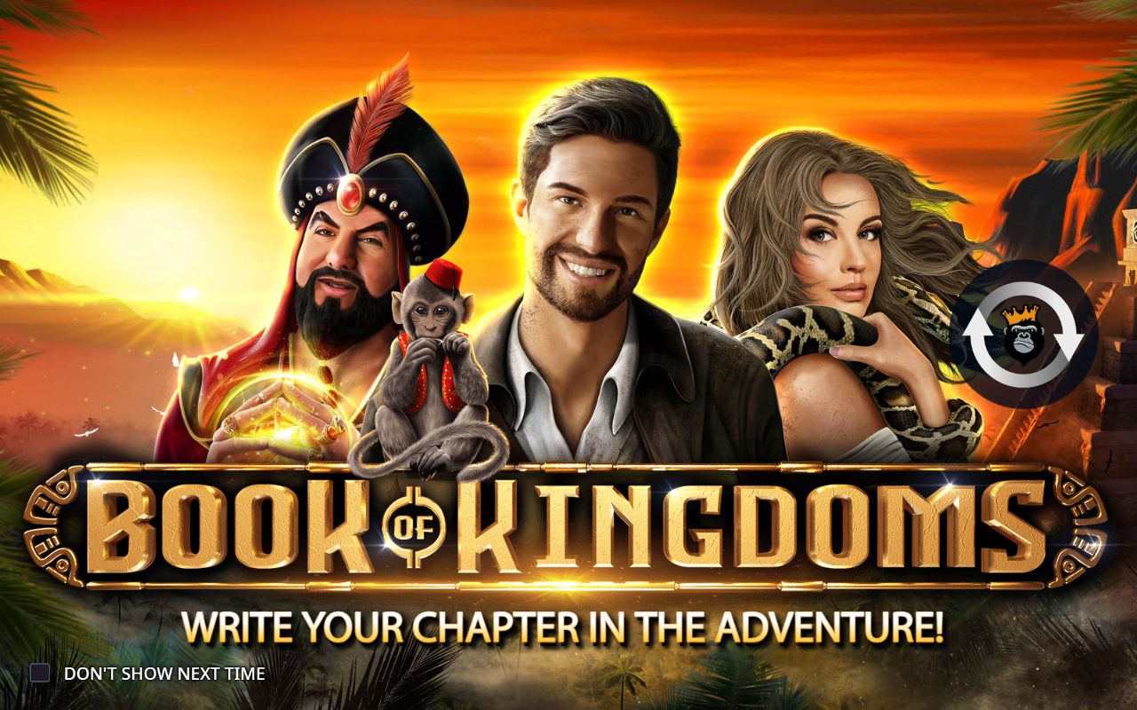 Book of Kingdoms game lobby / feature intro