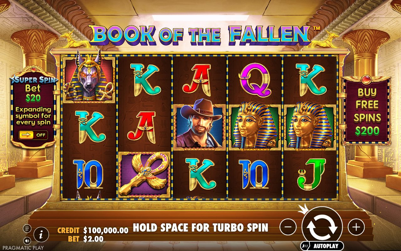 Book of the Fallen base game reels