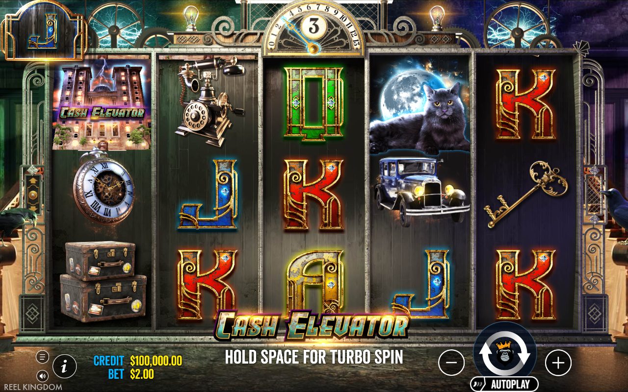 Cash Elevator base game reels