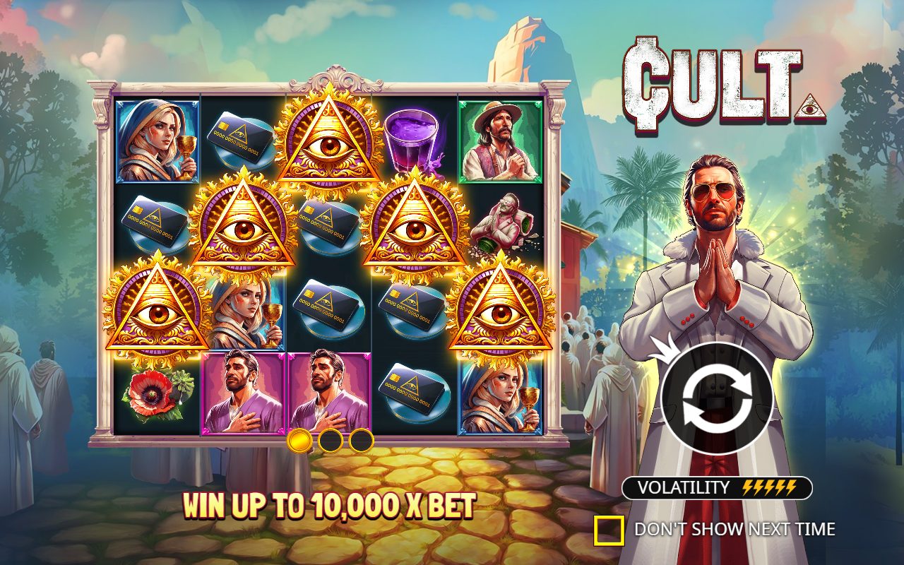 Cult game lobby / feature intro