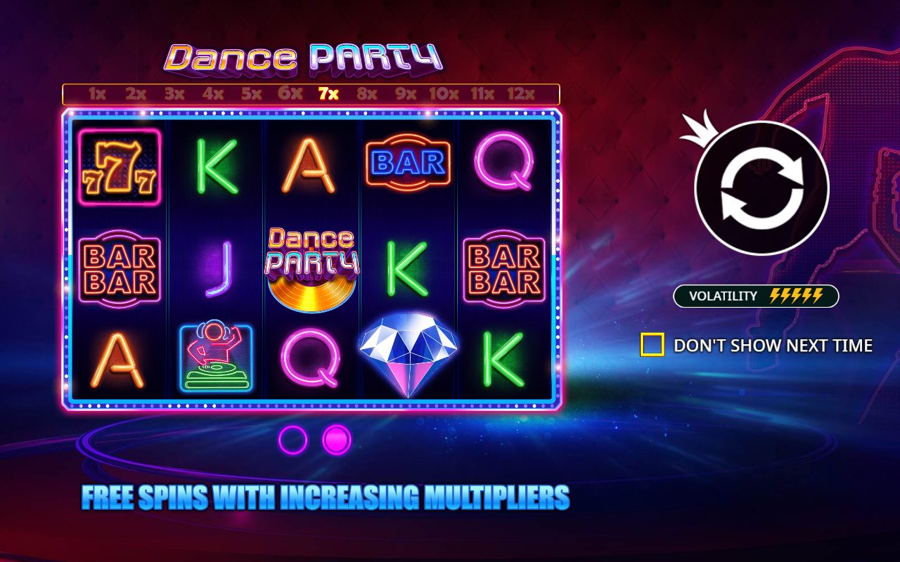 Dance Party base game reels