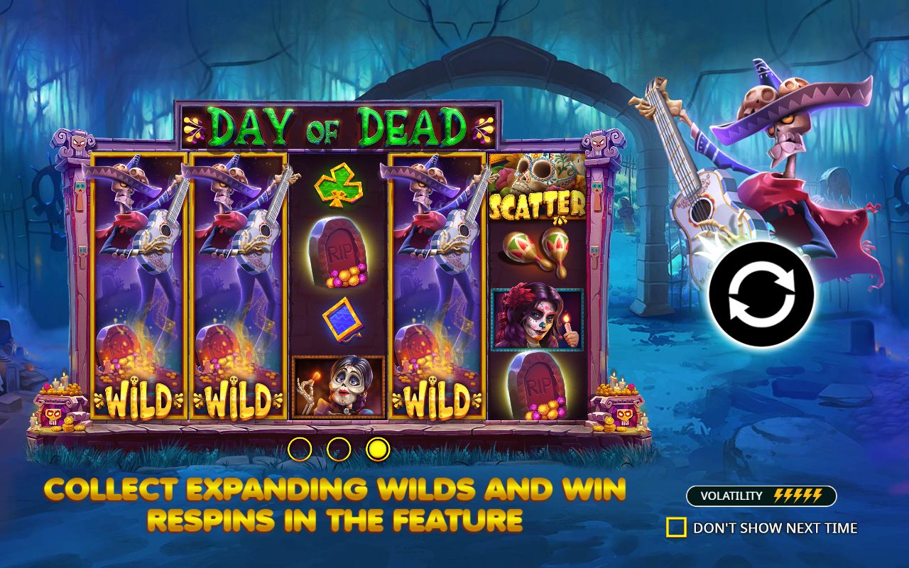 Day of Dead game lobby / feature intro