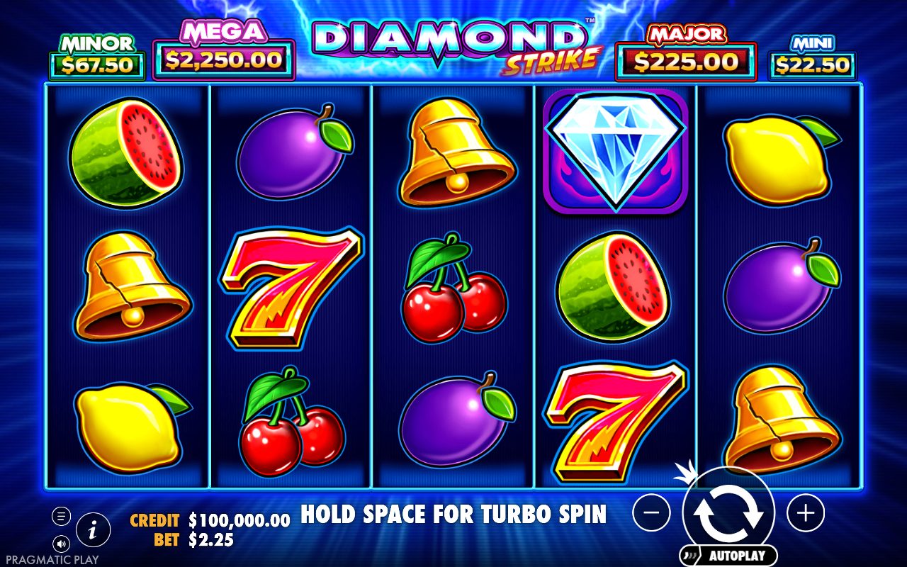 Diamond Strike base game reels