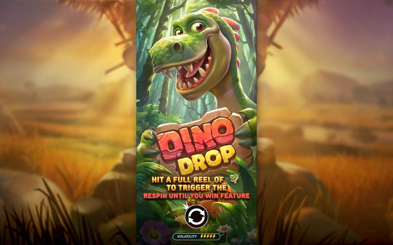 Dino Drop game lobby / feature intro