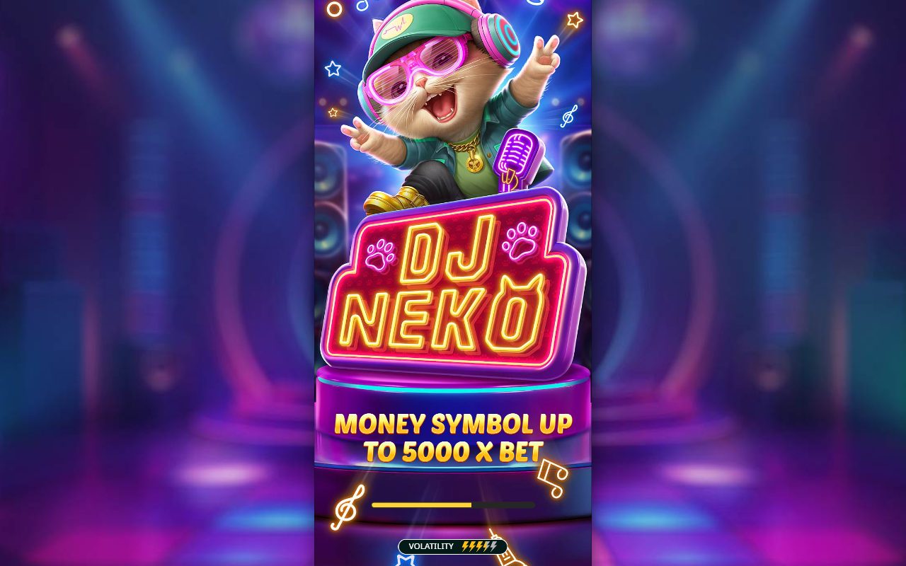 DJ Neko game lobby / feature intro