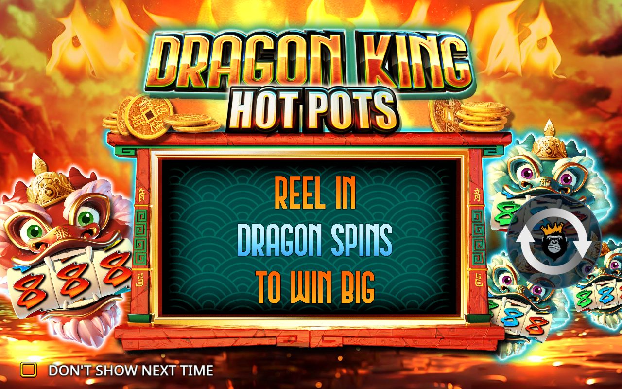 Dragon King Hot Pots game lobby / feature intro