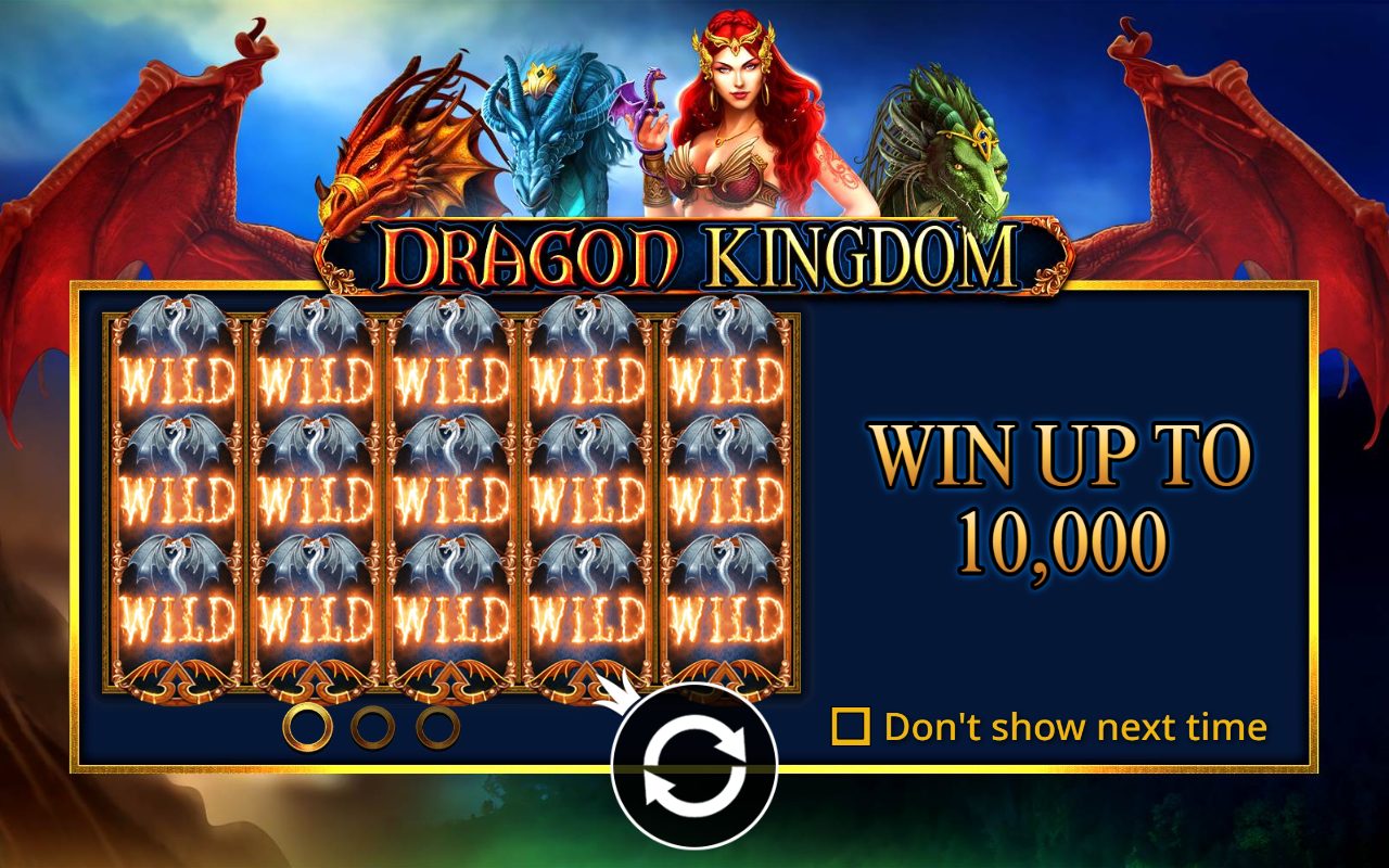 Dragon Kingdom game lobby / feature intro