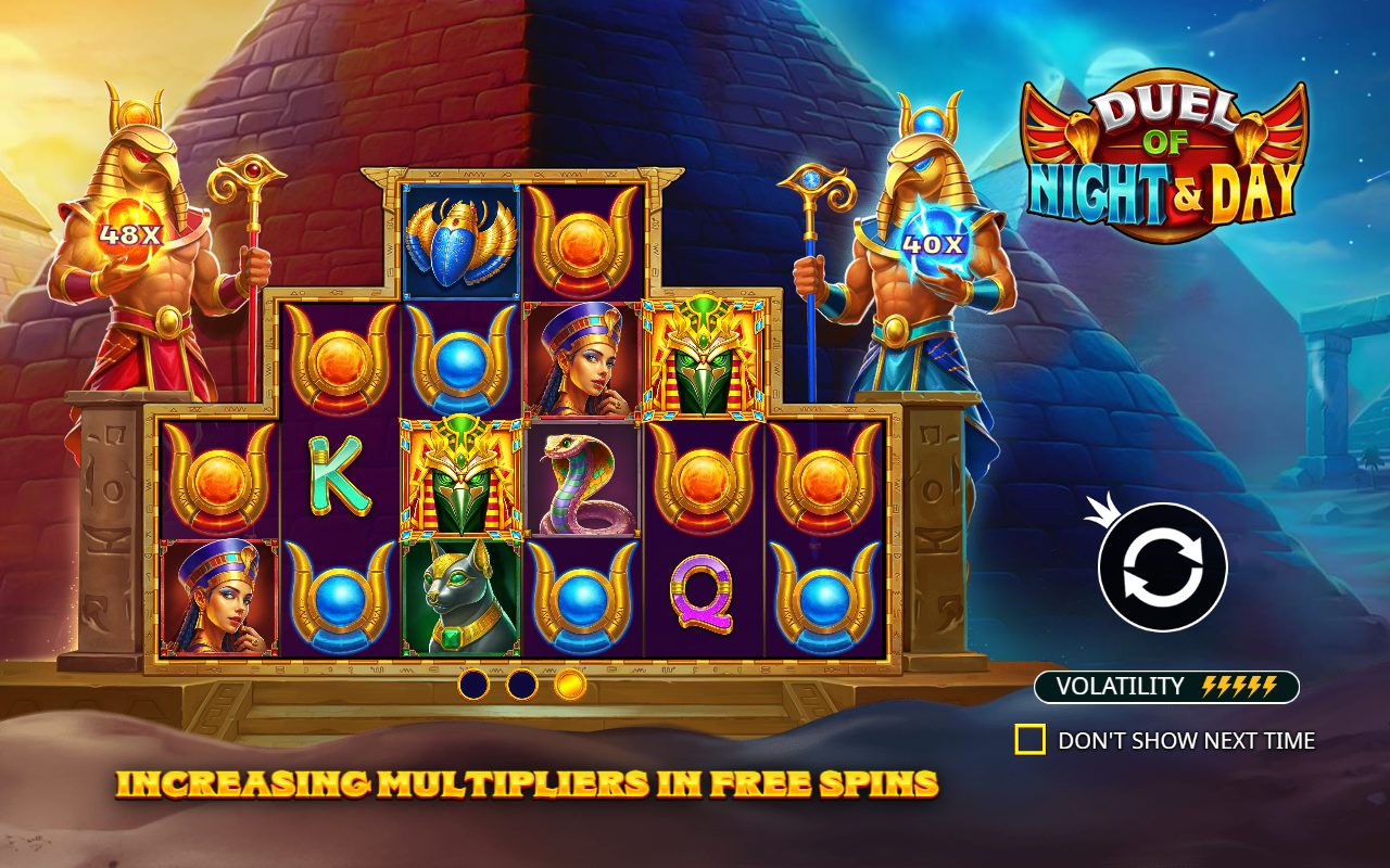 Duel of Night & Day game lobby / feature intro