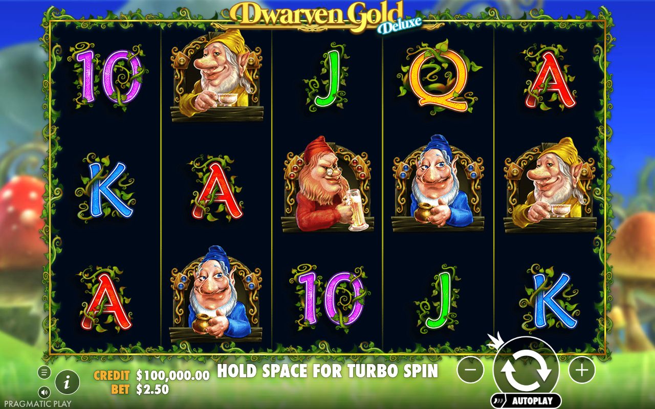 Dwarven Gold Deluxe base game reels