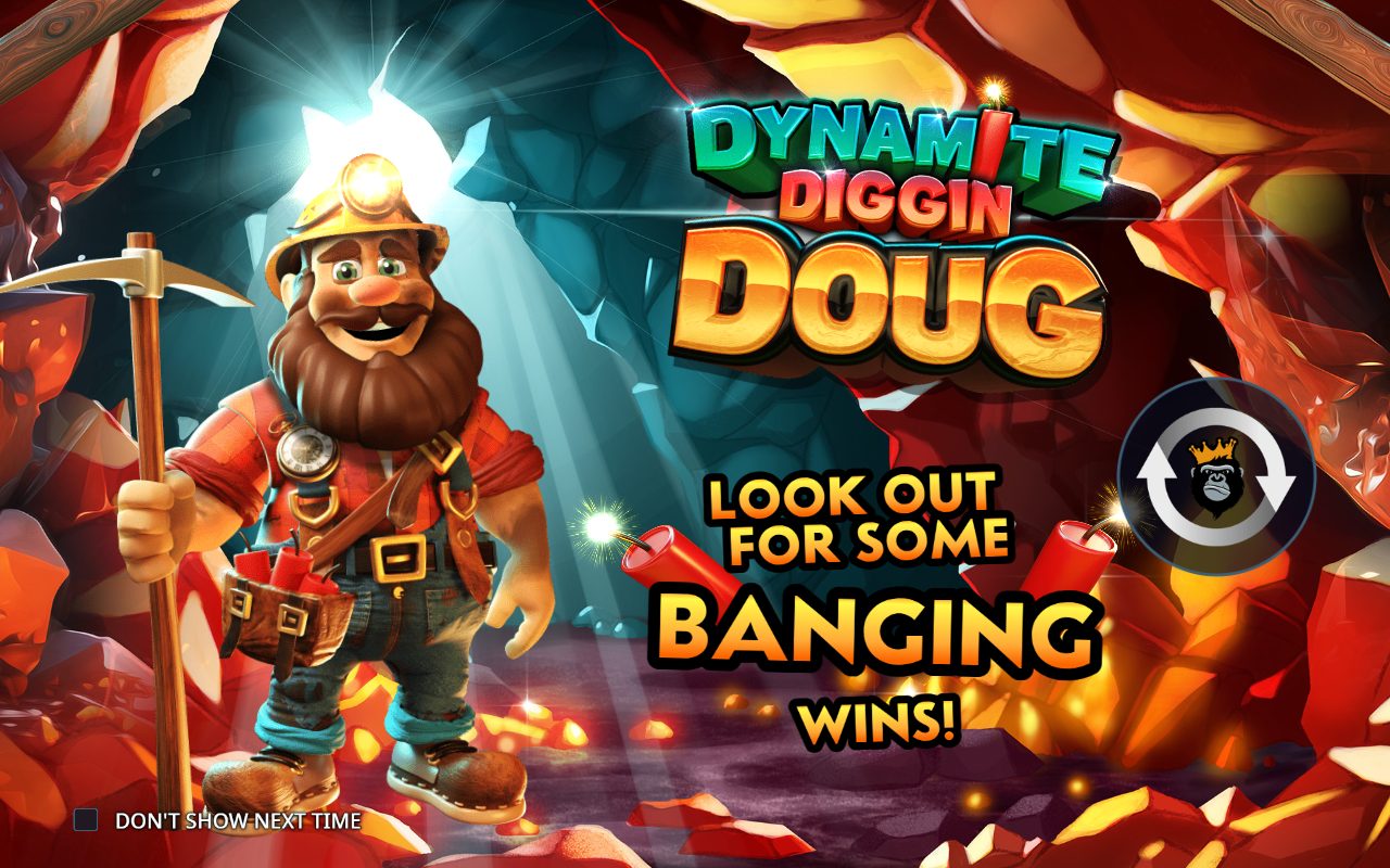 Dynamite Diggin Doug game lobby / feature intro