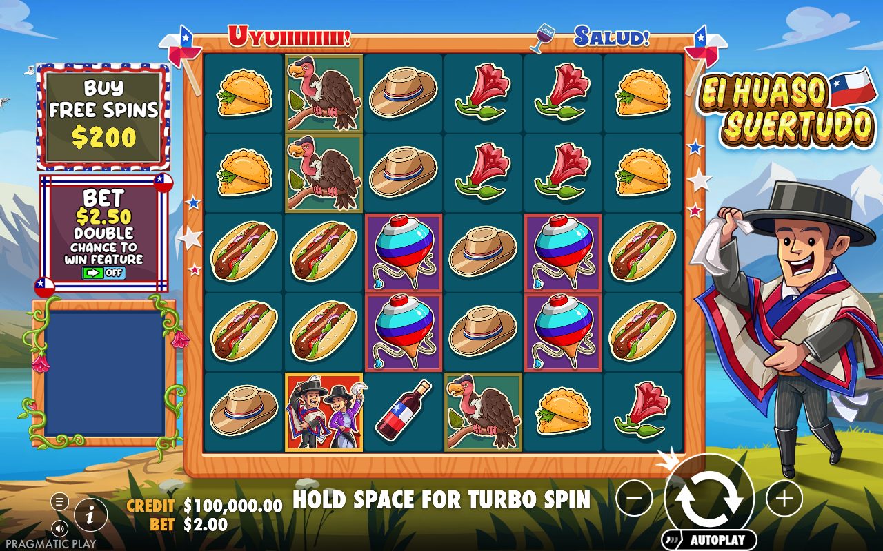 El Huaso Suertudo base game reels