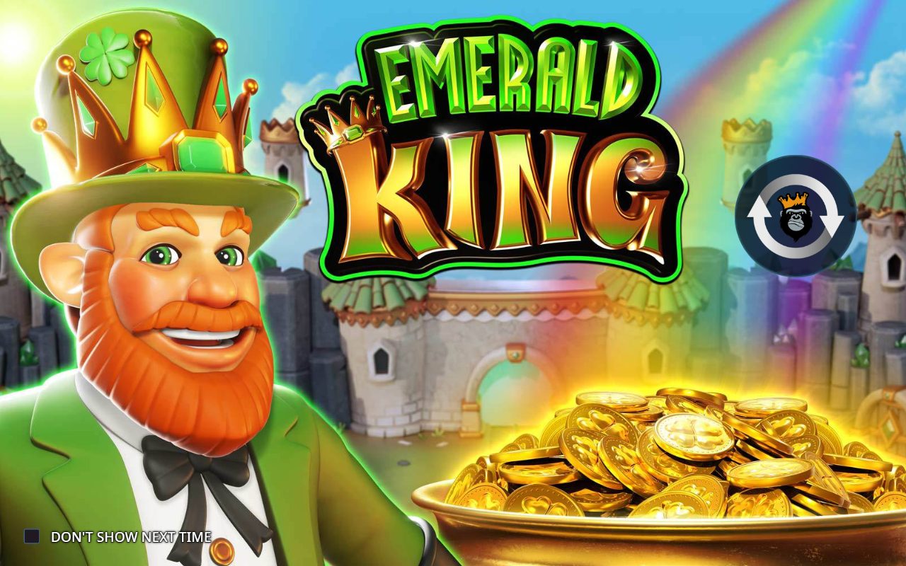 Emerald King game lobby / feature intro