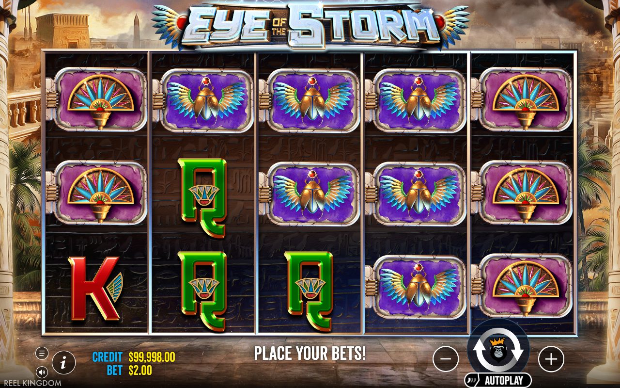 Eye of the Storm base game reels