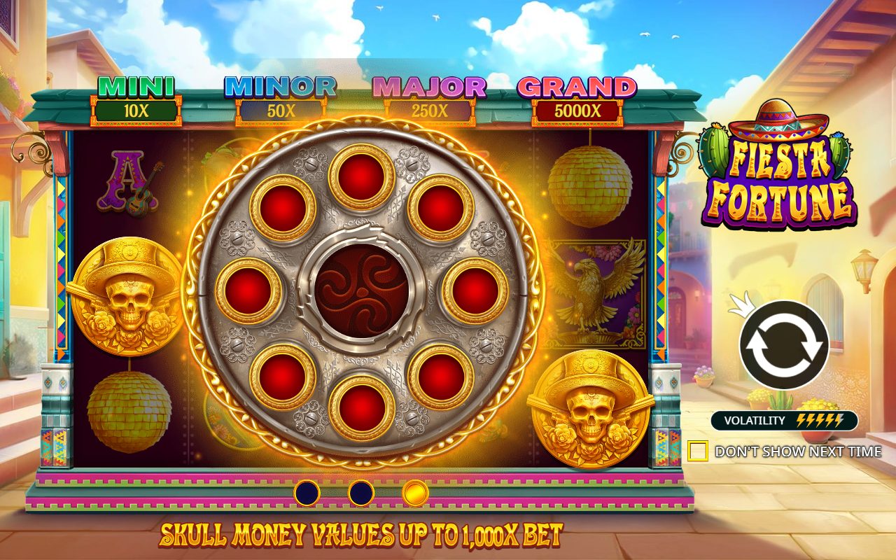 Fiesta Fortune base game reels