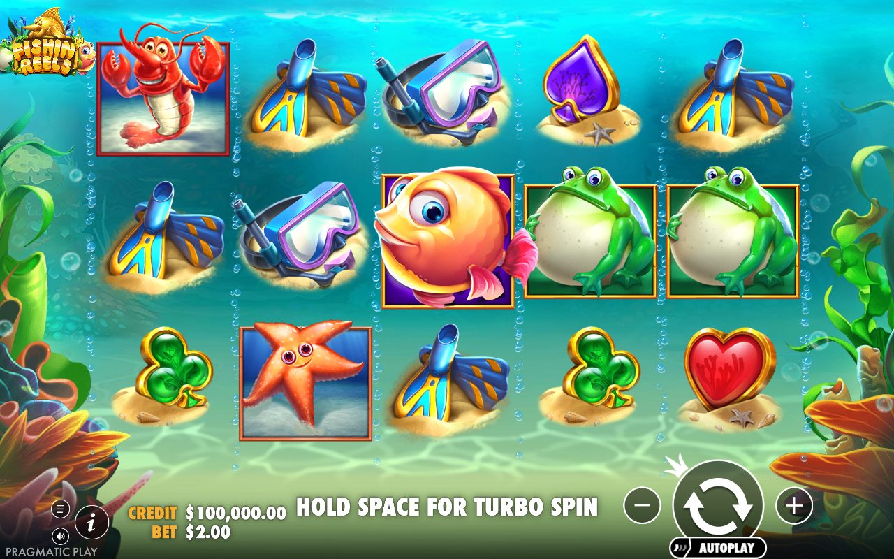 Fishin' Reels base game reels