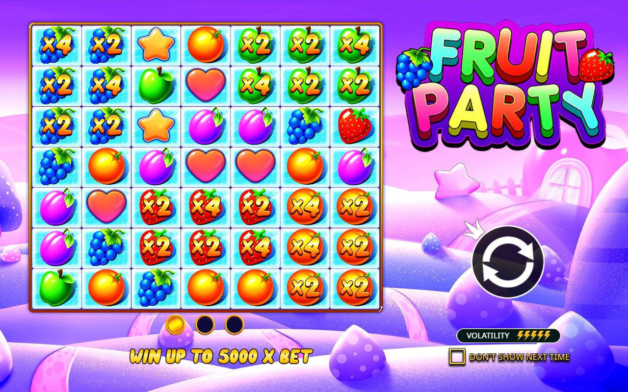 Fruit Party game lobby / feature intro