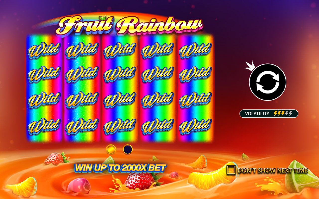 Fruit Rainbow game lobby / feature intro
