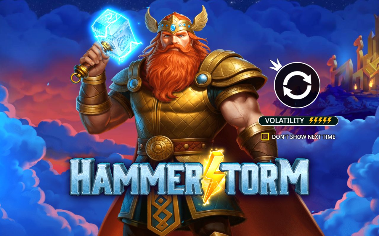Hammerstorm game lobby / feature intro
