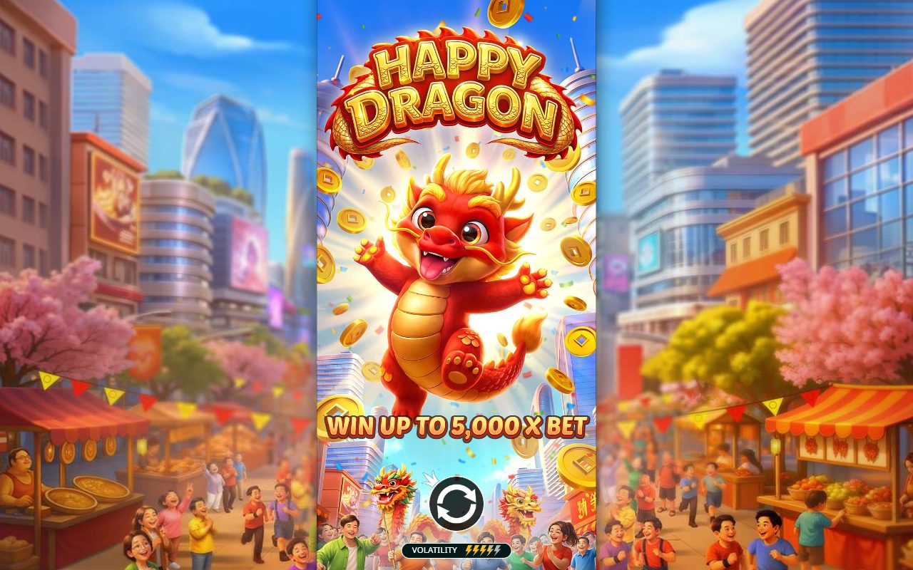 Happy Dragon game lobby / feature intro