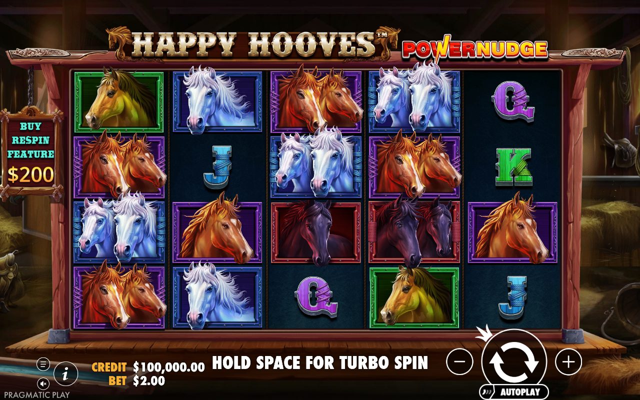Happy Hooves game lobby / feature intro