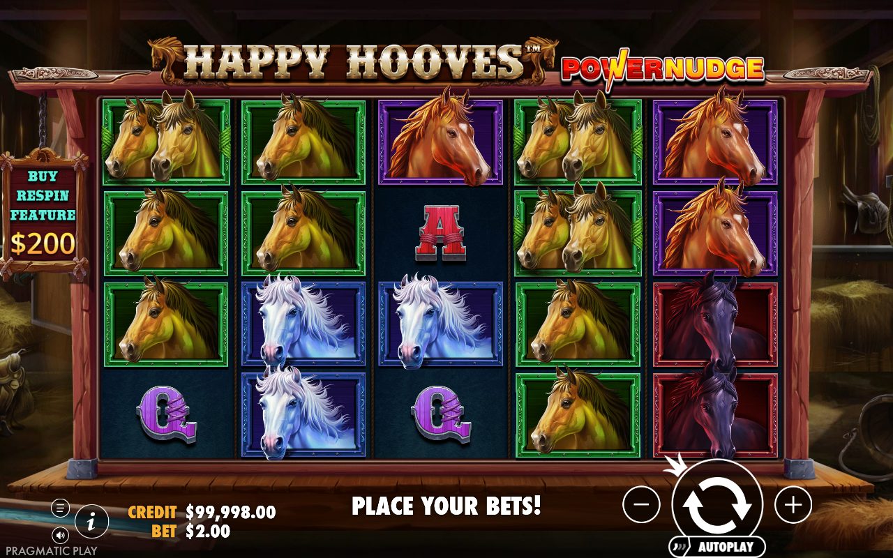 Happy Hooves base game reels