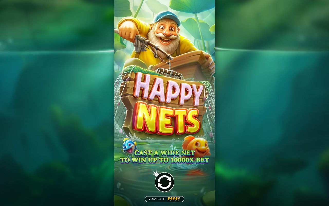 Happy Nets game lobby / feature intro