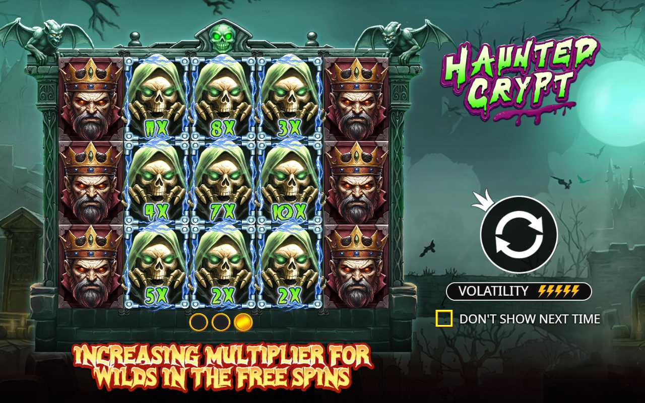 Haunted Crypt base game reels