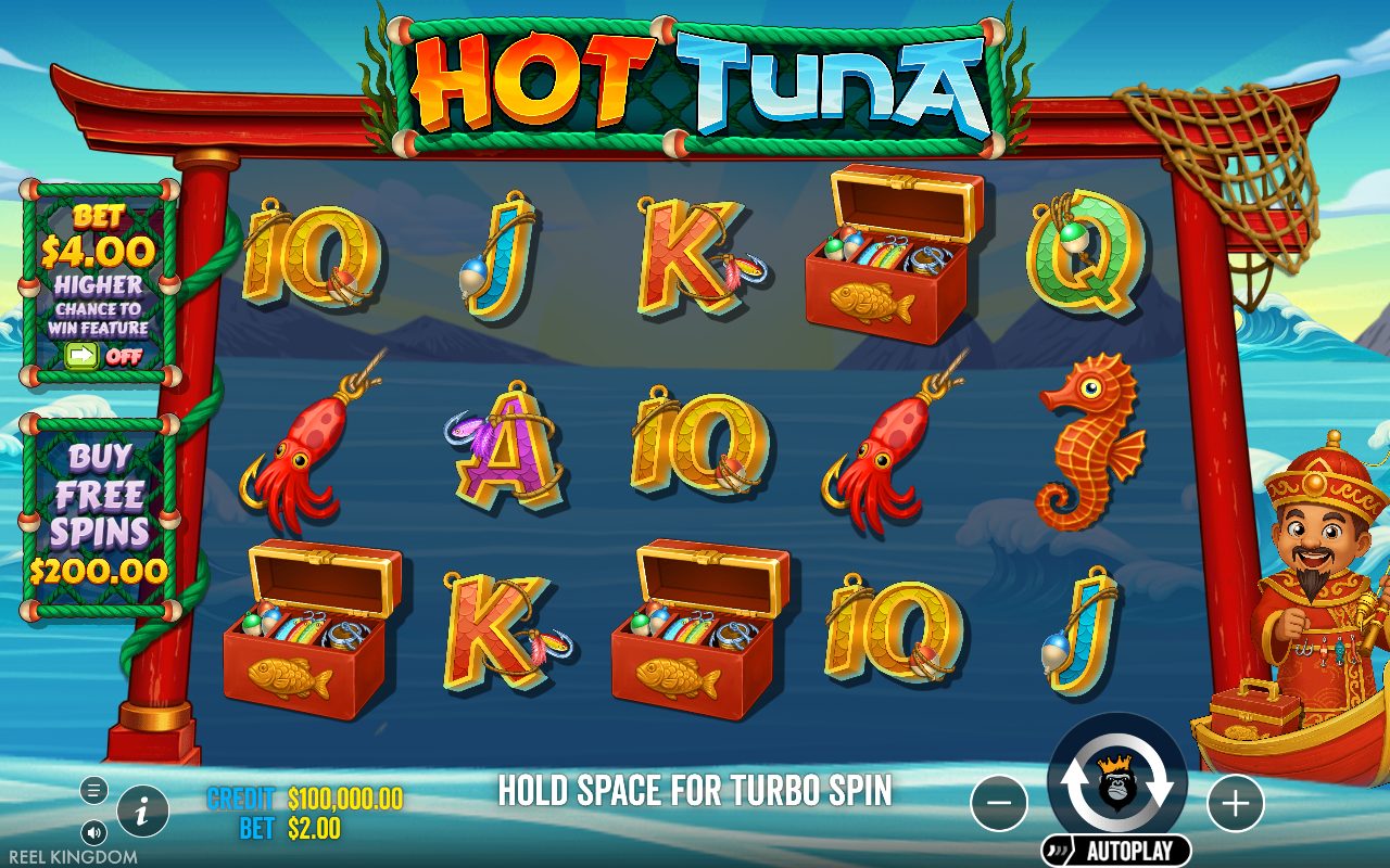 Hot Tuna base game reels