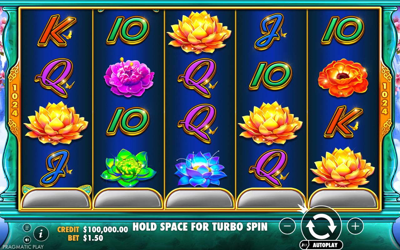 Jade Butterfly base game reels