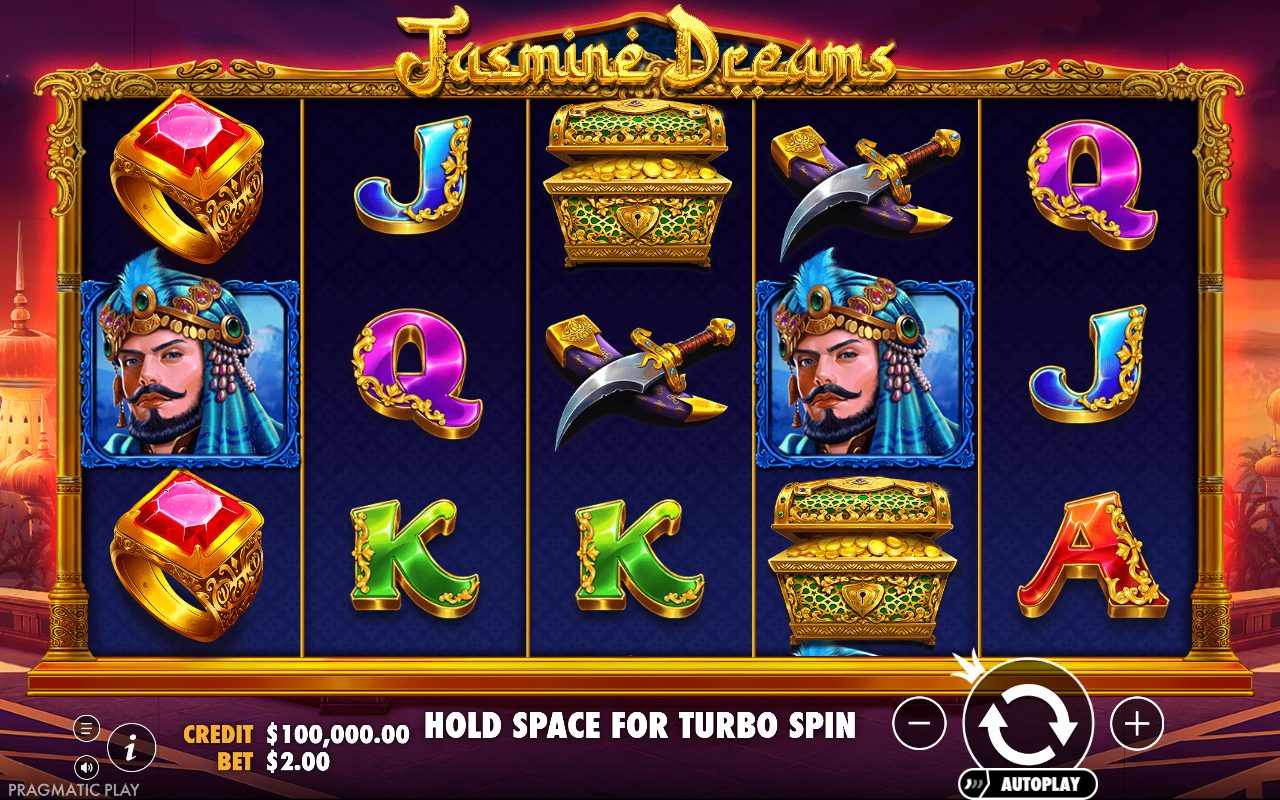 Jasmine Dreams base game reels