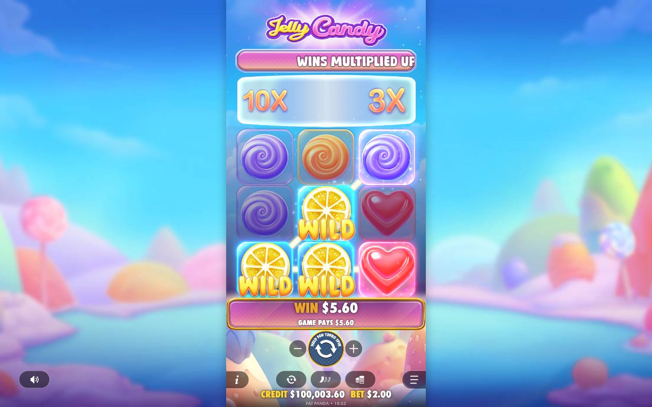 Jelly Candy base game reels