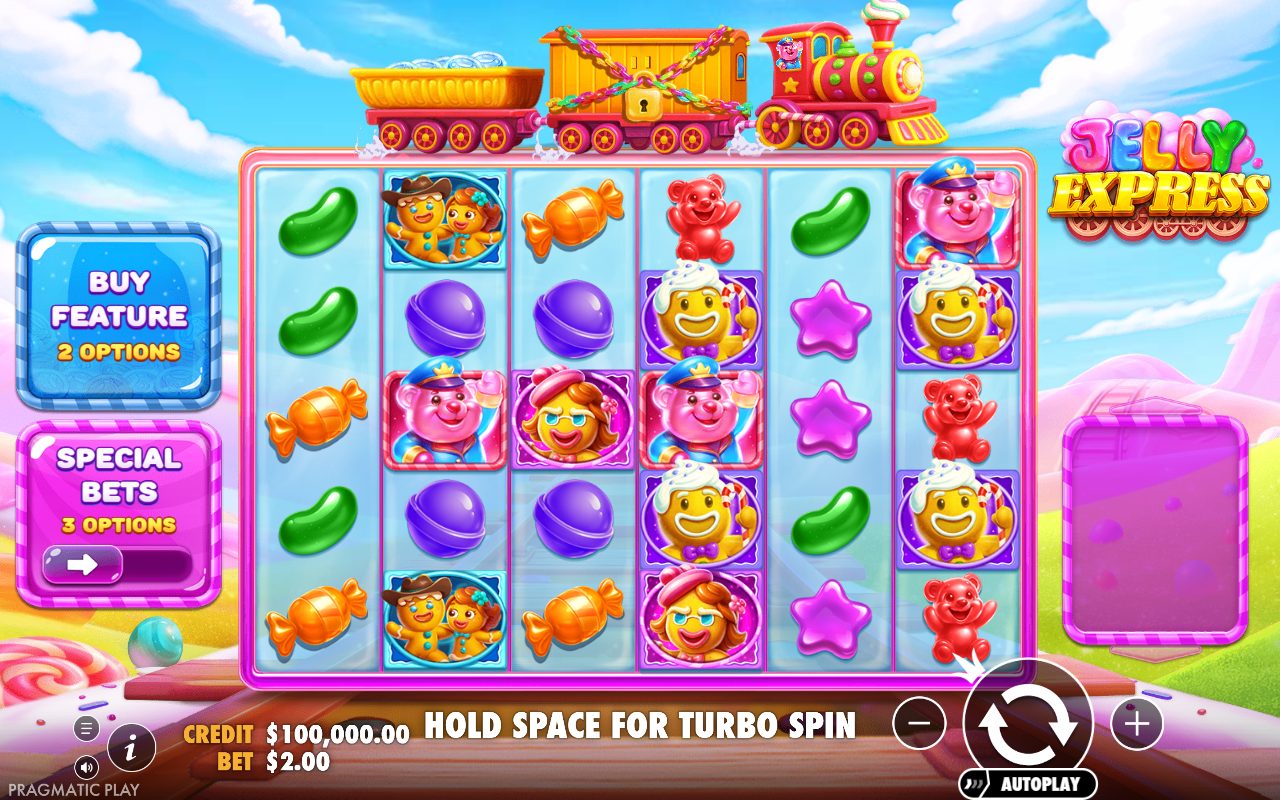 Jelly Express base game reels