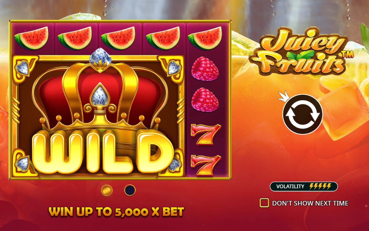 Juicy Fruits base game reels