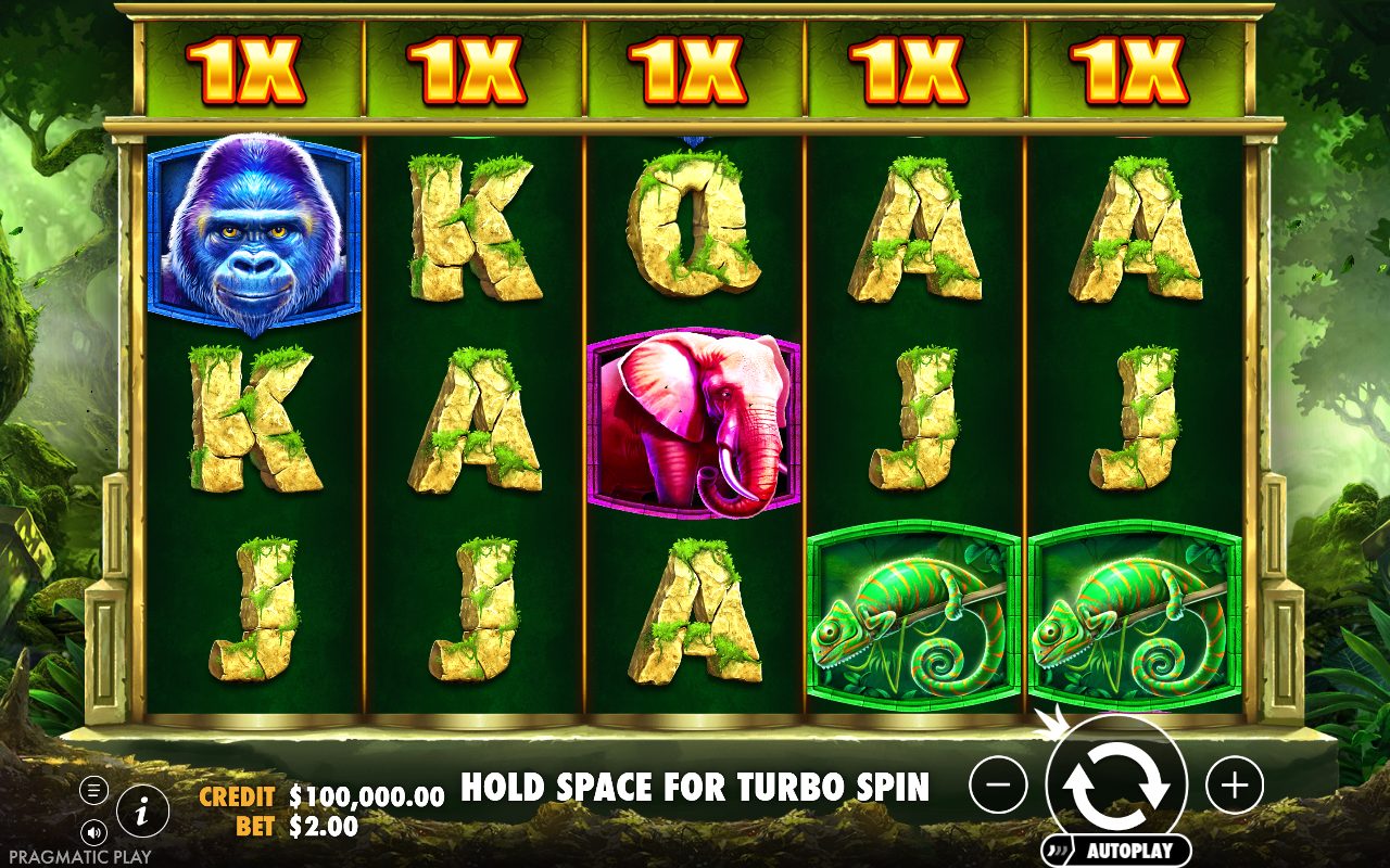 Jungle Gorilla base game reels