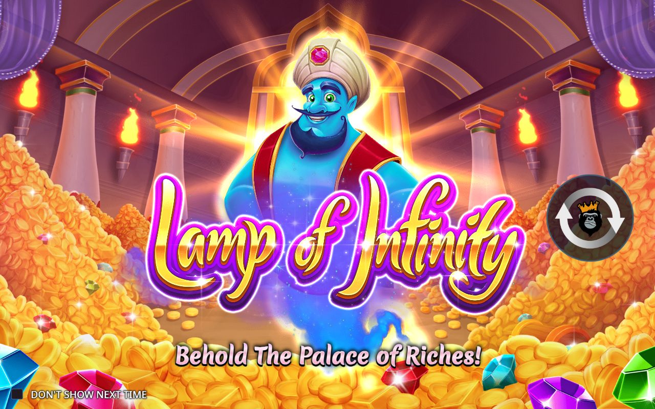 Lamp of Infinity game lobby / feature intro