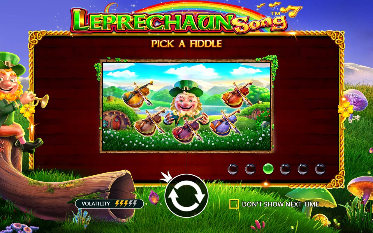 Leprechaun Song game lobby / feature intro