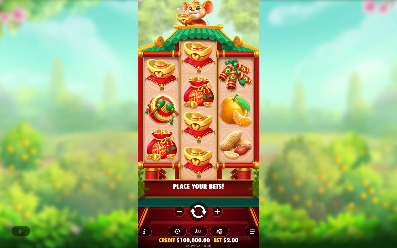 Lucky Mouse base game reels