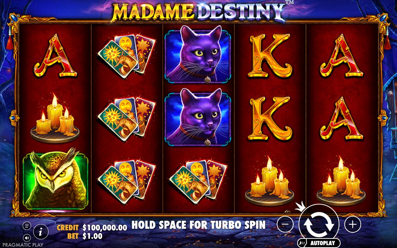 Madame Destiny base game reels