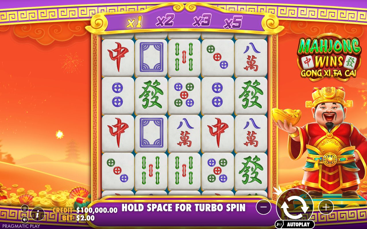 Mahjong Wins - Gong Xi Fa Cai base game reels