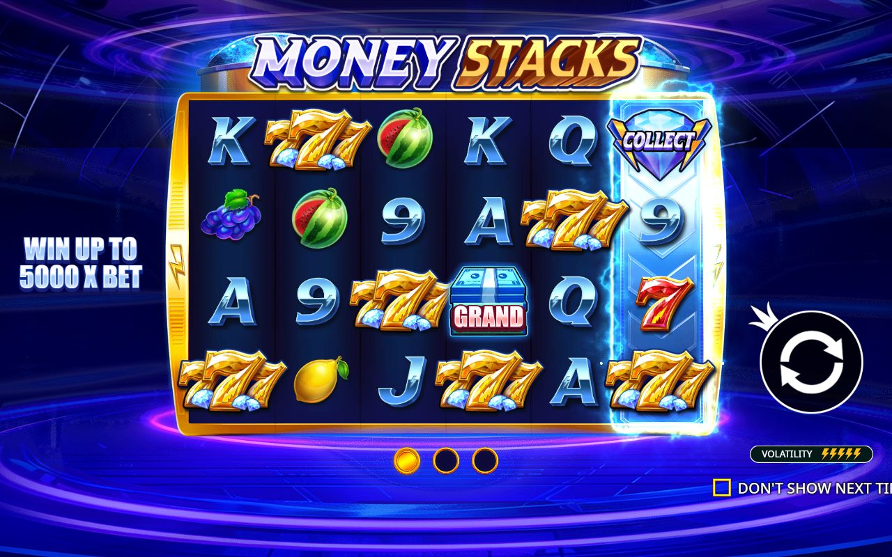 Money Stacks base game reels