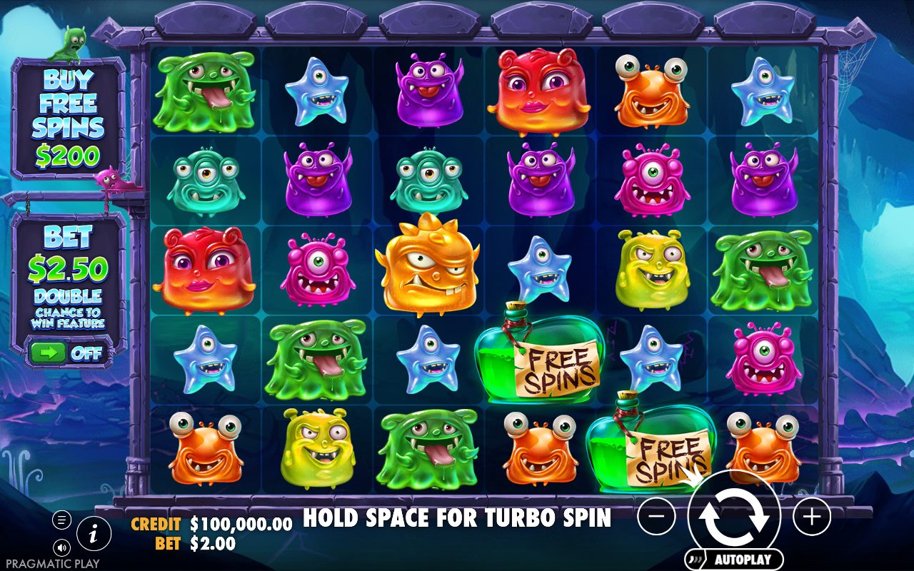 Monster Superlanche base game reels