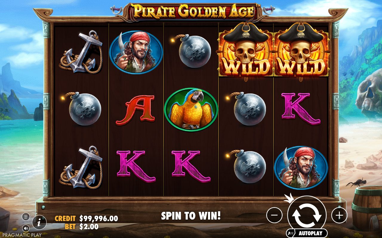 Pirate Golden Age base game reels