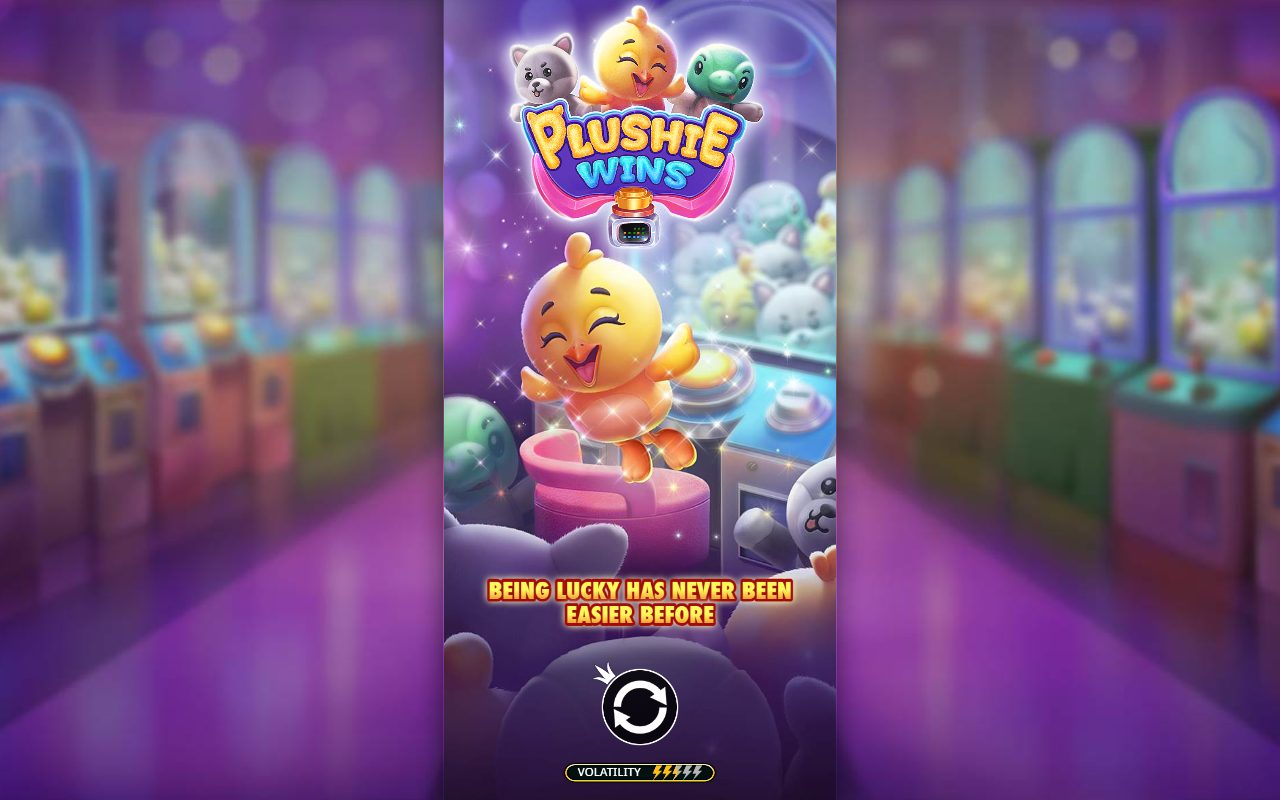 Plushie Wins game lobby / feature intro